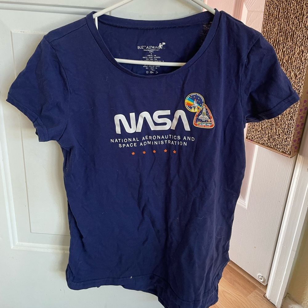 Girls XL Buzz Aldrin NASA shirt